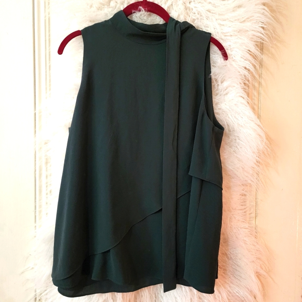 Vince Camuto Shoulder Tie Blouse